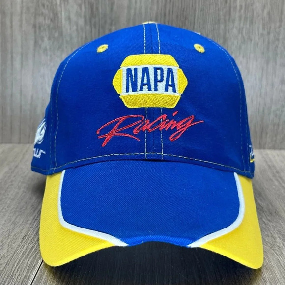 NAPA Racing Cap Hat Adult OS NASCAR Toyota #55 Michael Waltrip Adjustable Blue - Picture 1 of 8